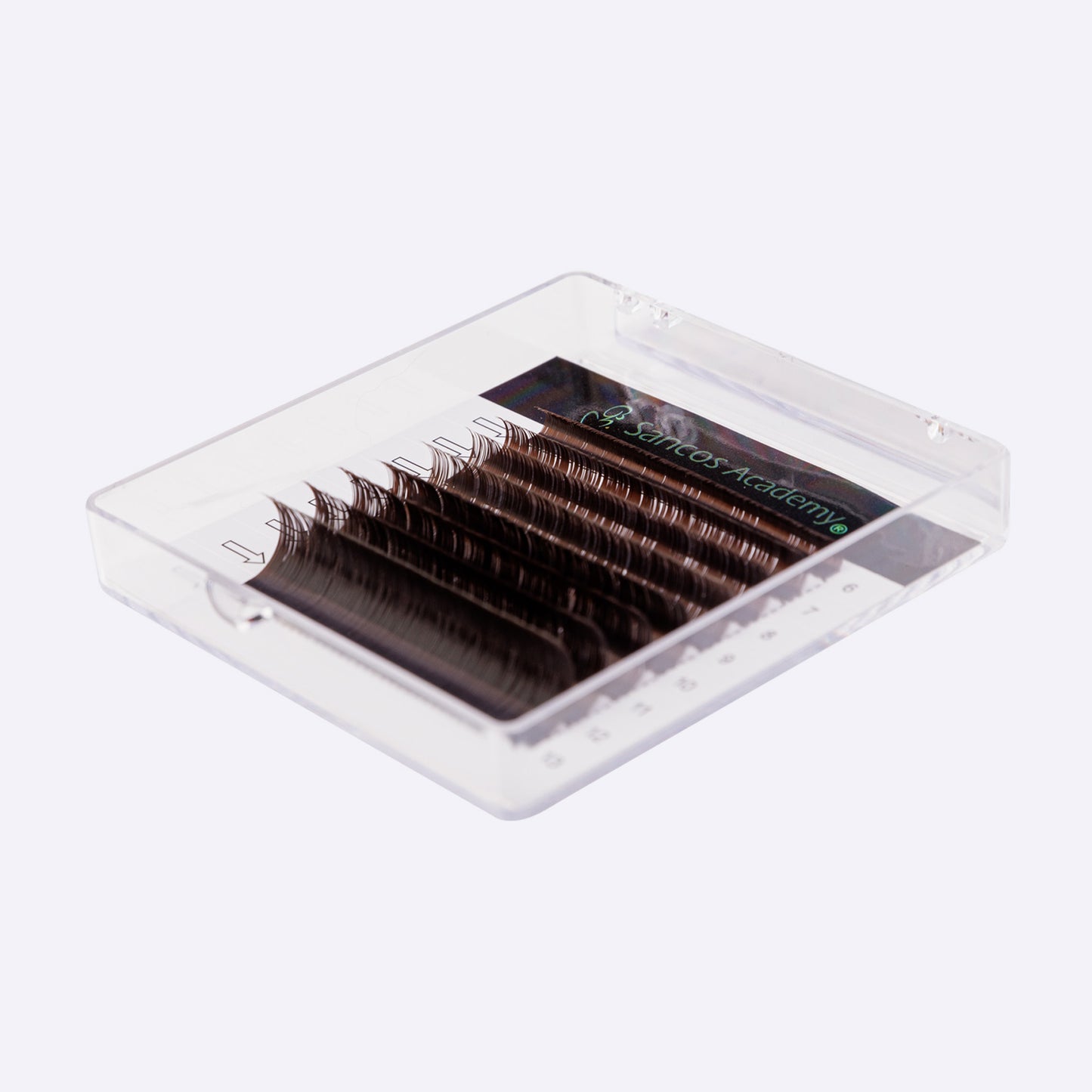Extensii de Gene Colorate – Maro Inchis – 8 Linii