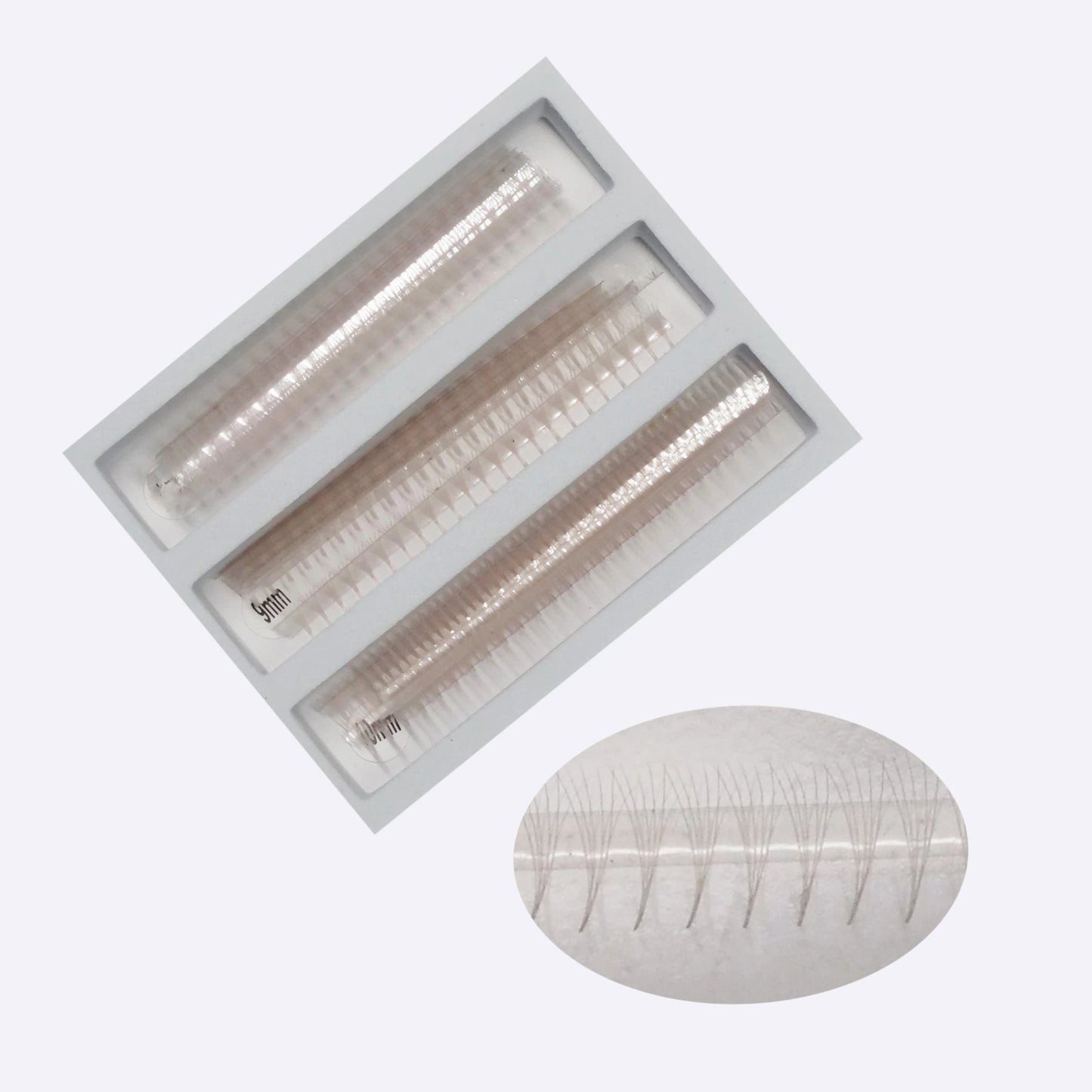 Extensii de Gene Premade 5D – 1000 Buchețele – Culoare Alba