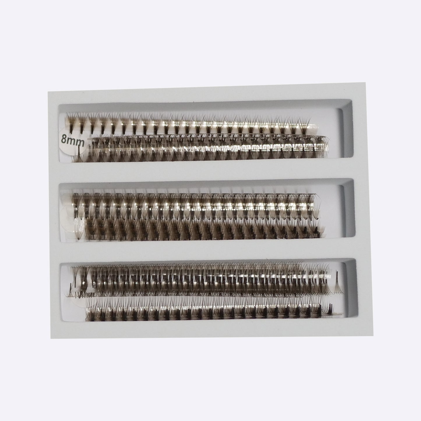 Extensii de Gene Premade 4D – 1000 Buchețele – Culoare Maro