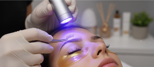 Extensii gene la lampă UV