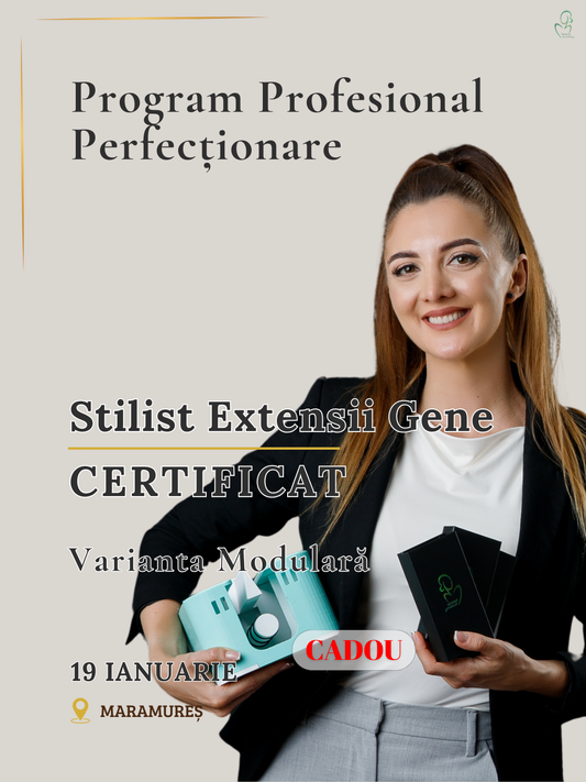 Curs Stilist Extensii Gene Certificat | Perfecționare Modulară |