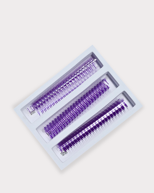 Extensii de Gene Premade 5D – 1000 Buchețele – Culoare Violet