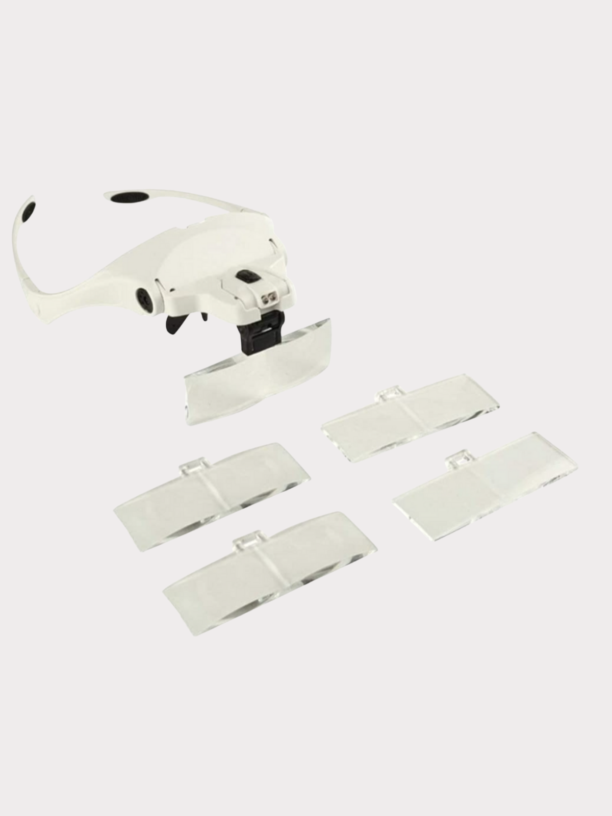 Ochelari cu Lupă și Iluminare LED Profesională