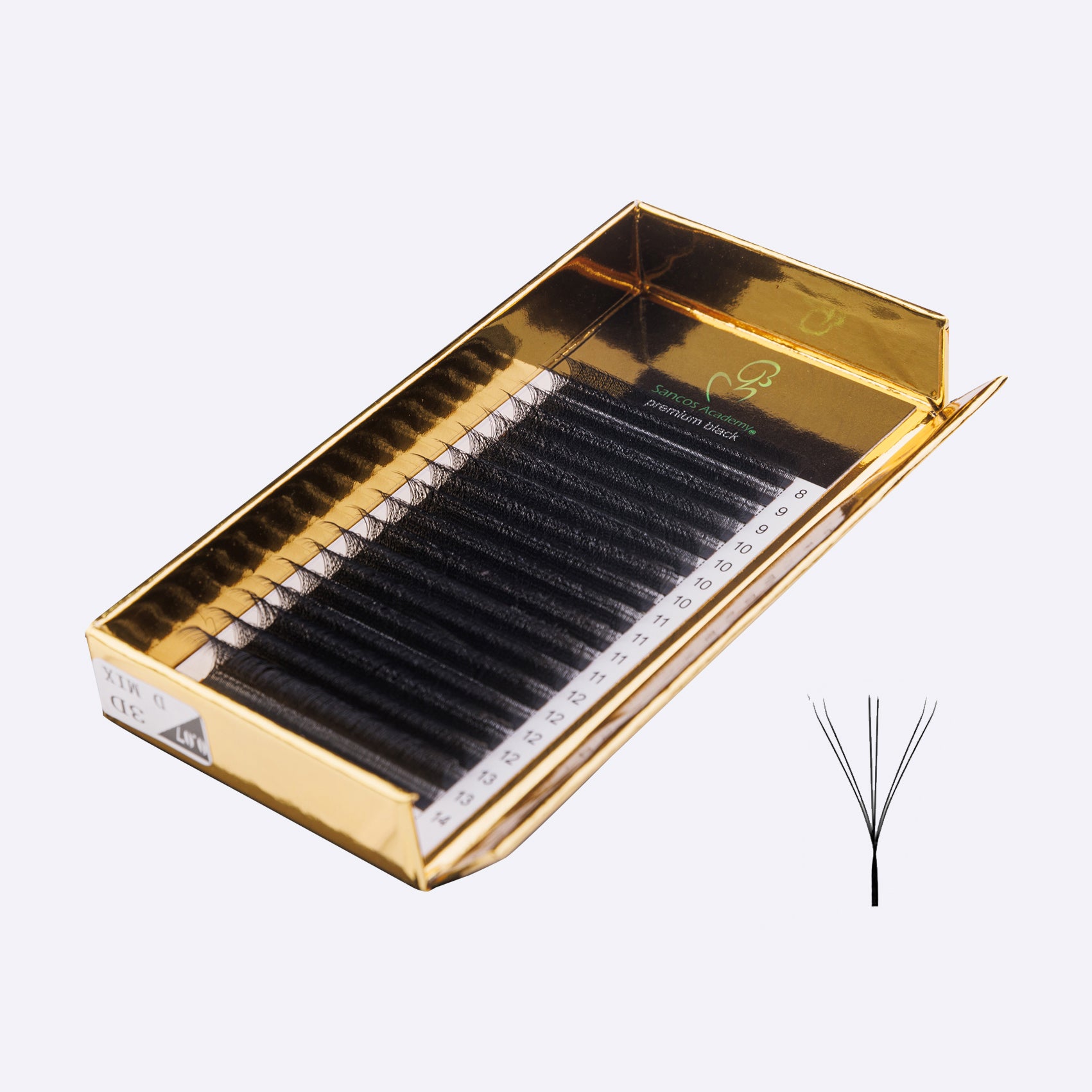 Extensii Gene 3D Tip W Dublat – 18 Linii – Sancos Academy