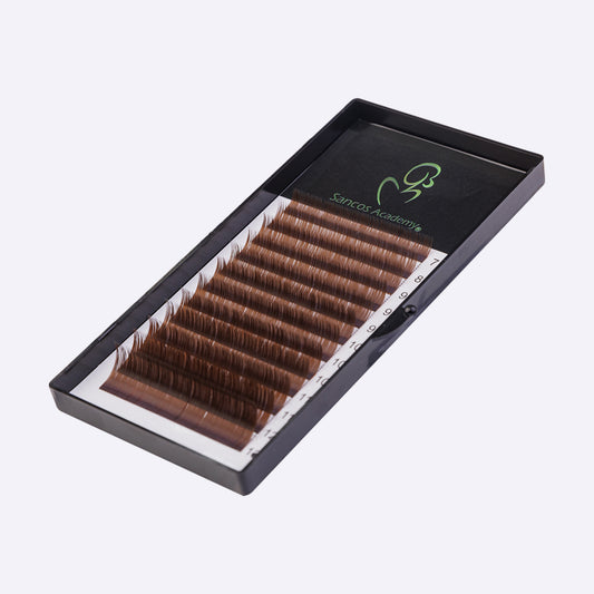 Extensii de Gene Colorate – Maro Mediu – 12 Linii