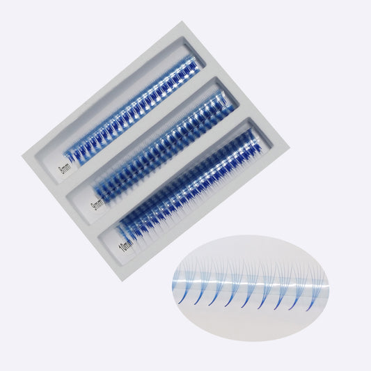 Extensii de Gene Premade 5D – 1000 Buchețele – Culoare Albastra