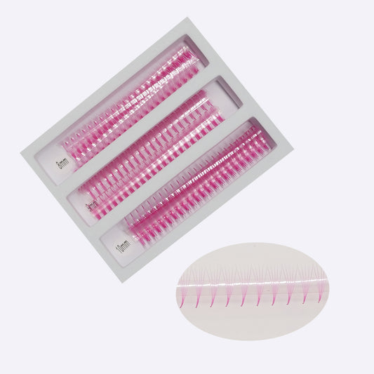 Extensii de Gene Premade 5D – 1000 Buchețele – Culoare Roz