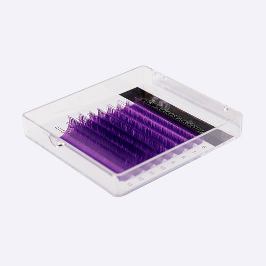 Extensii de Gene Colorate – Violet – 8 Linii
