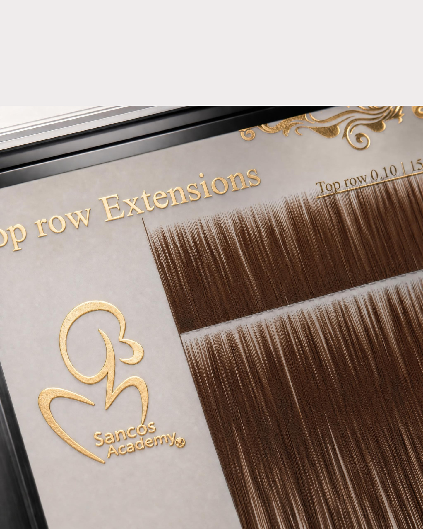 Extensii de Sprâncene Sintetice | Chestnut Brown | Maro Mediu