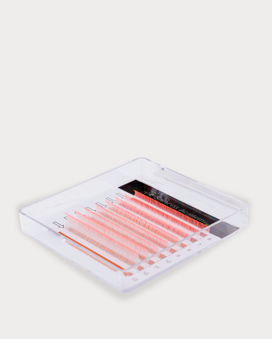 Extensii de Gene Colorate | Ombre Alb/Roz