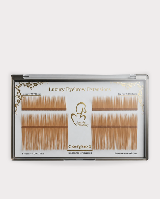 Extensii de Sprâncene Sintetice | Golden Hazel | Maro Deschis
