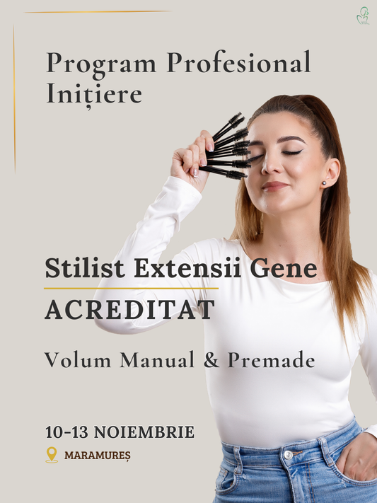 Curs Extensii Gene Bază | Volum Manual & Premade | Acreditat ANC