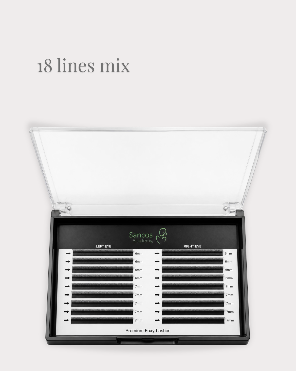 Extensii de Gene FOXY | 2D YY | MINI MIX 6 - 7 mm